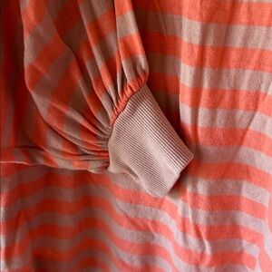 Free people, oversized Striped Long Sleeve Top